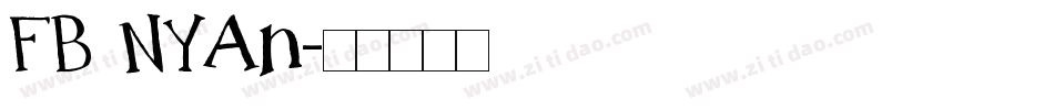 FB Nyan字体转换